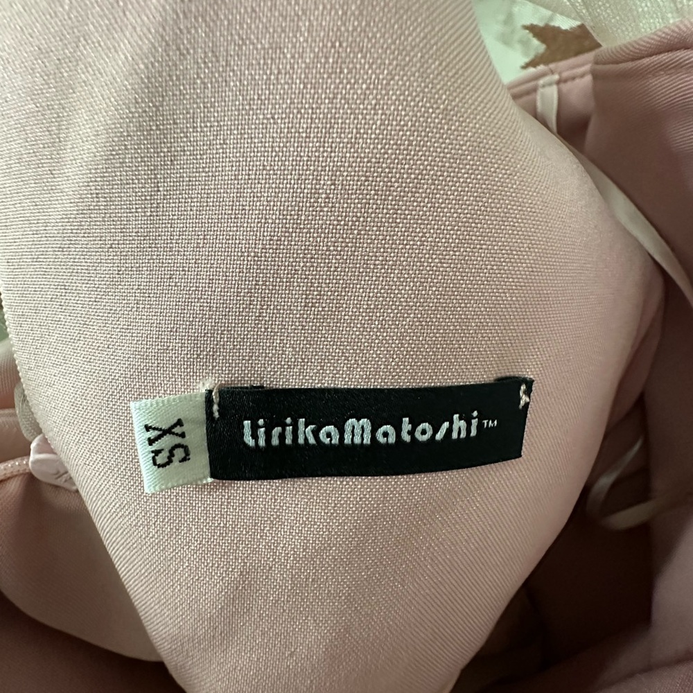 Lirika Matoshi Teuta Pink Glitter Star Sweetheart Tulle Dress worn once - Picture 3 of 12